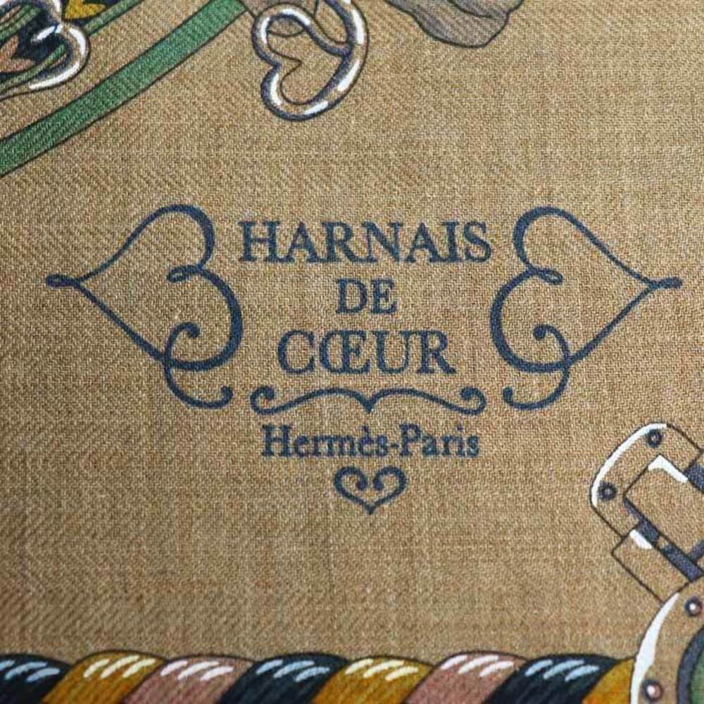 HERMES Authentic Green Scarf - Picture 3 of 5